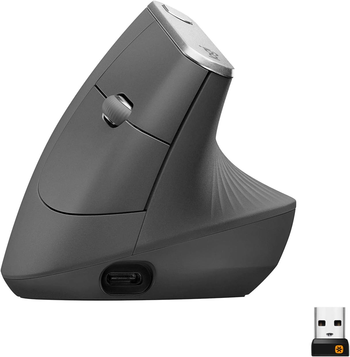 Mouse sem fio Logitech MX Vertical Conexão USB Unifying ou Bluetooth